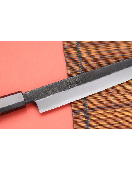 Hatsukokoro Shirasagi 27 cm japansk håndlavet yanagibakniv med wenge-håndtag