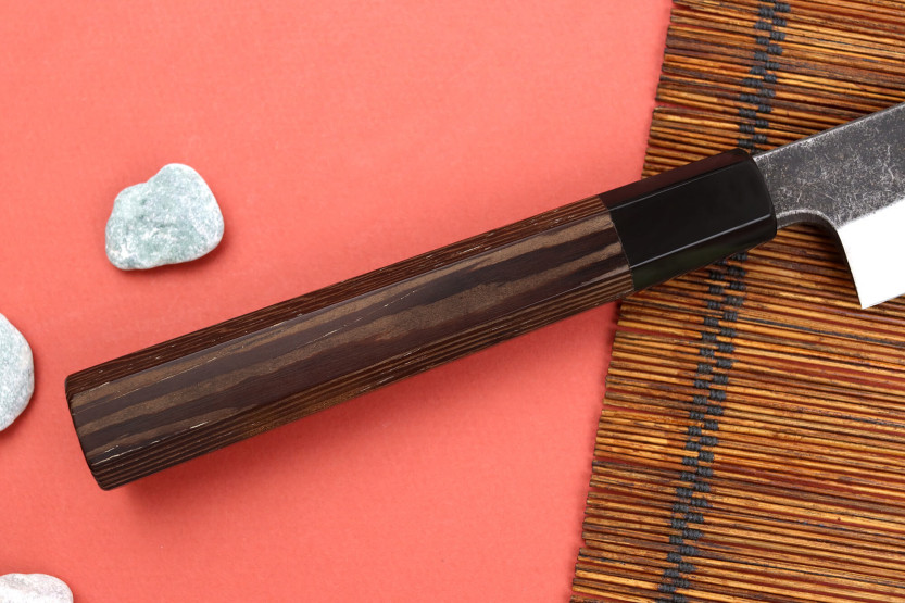 Hatsukokoro Shirasagi 27cm japanilainen käsintehty yanagiba veitsi Wenge kahva