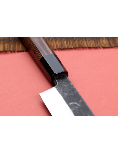 Hatsukokoro Shirasagi 27cm japanilainen käsintehty yanagiba veitsi Wenge kahva