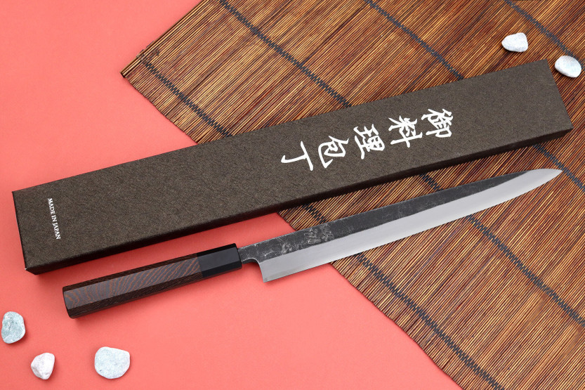 Hatsukokoro Shirasagi 30 cm håndlaget japansk yanagibakniv med wenge-skaft