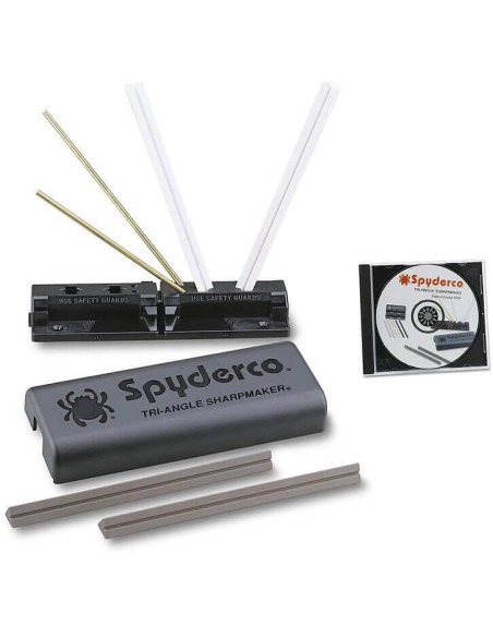 Kit de afilado cerámico SPYDERCO de 4 barras de grano fino y medio
