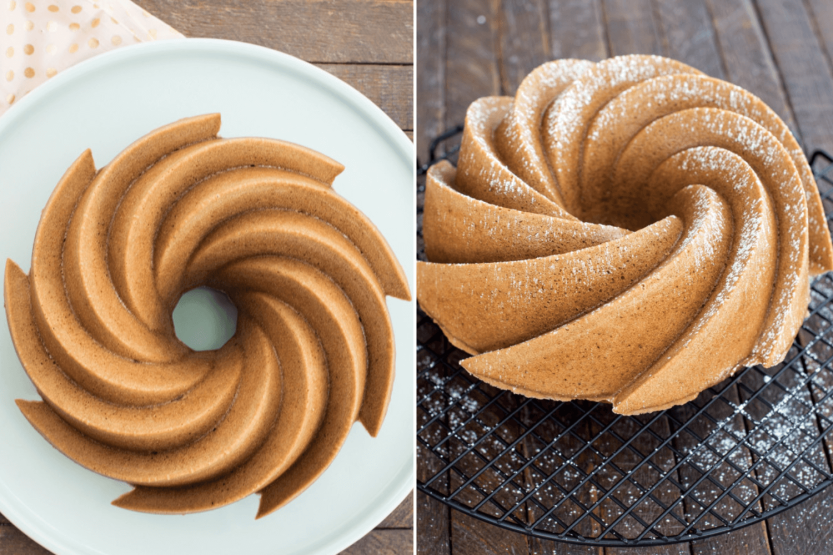 Nordic Ware Bundt Heritage kultainen valettu alumiininen kakkuvuoka halkaisija 25cm
