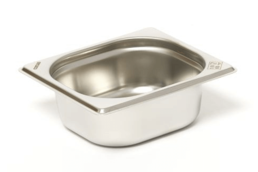 Gastronormbehälter GN 1/6 Edelstahl 18/0 1L Comas - Höhe 6,5cm