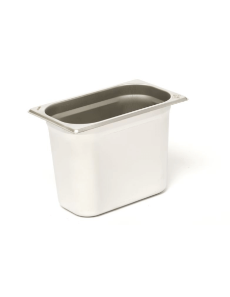 GN 1/4 rostfritt stål 18/0 5L Comas gastronormbricka - höjd 20 cm