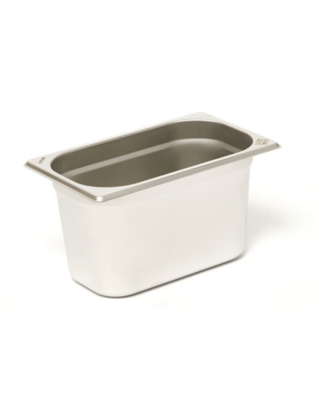 GN 1/4 acciaio inox 18/0 3,1L Comas contenitore gastronorm - Altezza 15cm