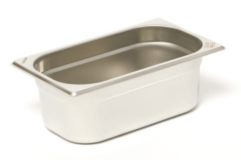 Gastronormbehälter GN 1/4 Edelstahl 18/0 2,6L Comas - Höhe 10cm