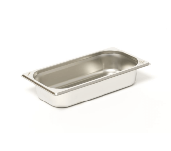 GN 1/3 aço inoxidável 18/0 2,4L Comas gastronome - Altura 6,5cm
