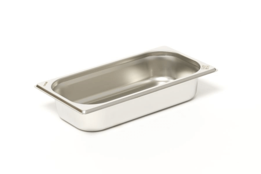 Gastronormbehälter GN 1/3 Edelstahl 18/0 1,5L Comas - Höhe 4cm