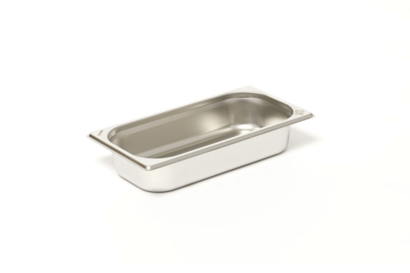 Recipiente gastronorm GN 1/3 inox 18/0 700ml Comas - Altura 2cm