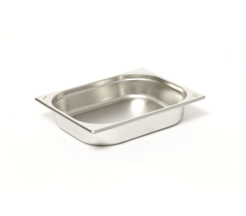 Recipiente gastronorm GN 1/2 acero inoxidable 18/0 3,5L Comas - Altura 6,5cm