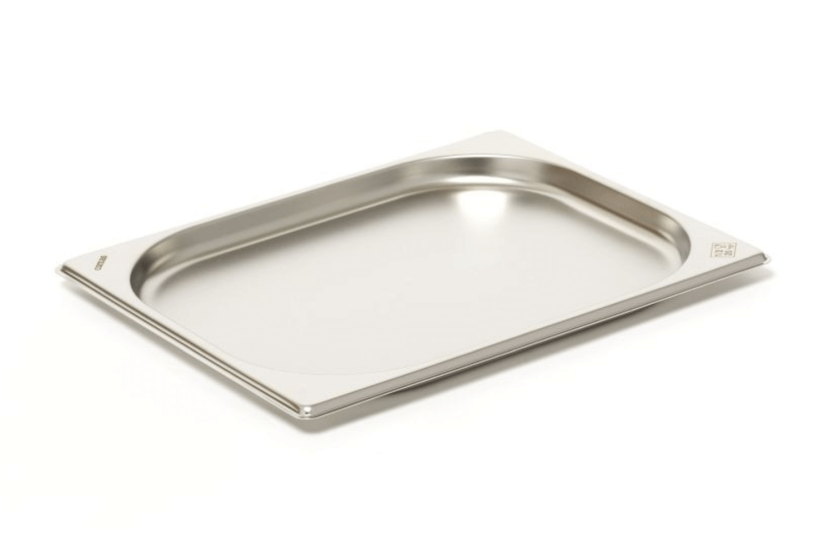 GN 1/2 roestvrij staal 18/0 1L Comas gastronorm bakje - Hoogte 2cm