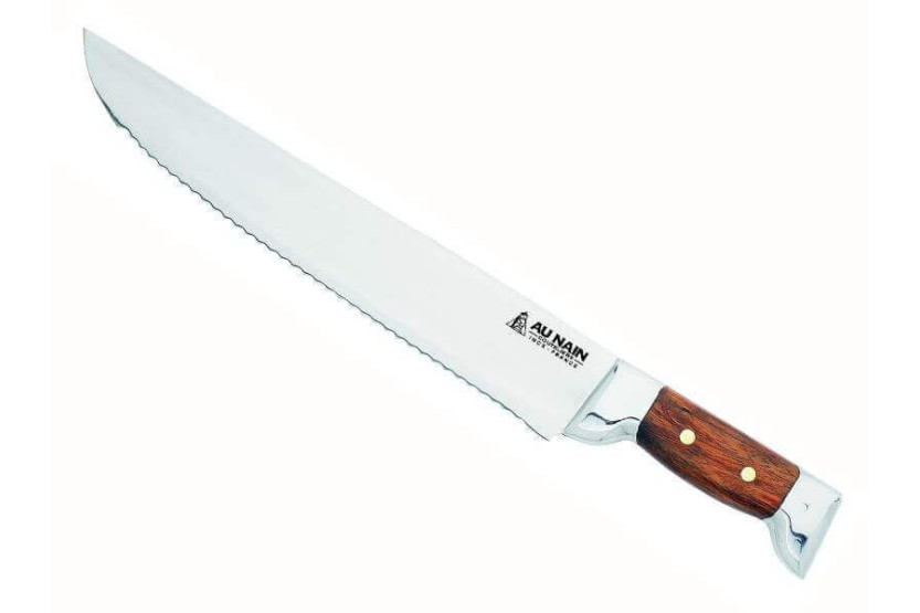 Au Nain hammastettu kalaveitsi 2 ruostumattomasta teräksestä valmistettua kalaveitsiä kotibe kahva 33 cm