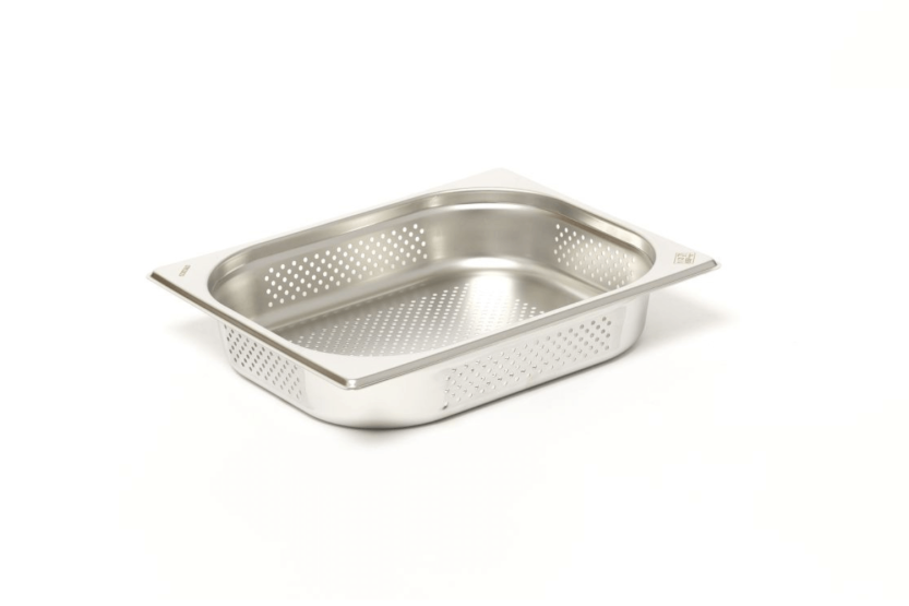 Gastronorm perforated GN 1/2 stainless steel 18/0 3,5L Comas - Height 6,5cm
