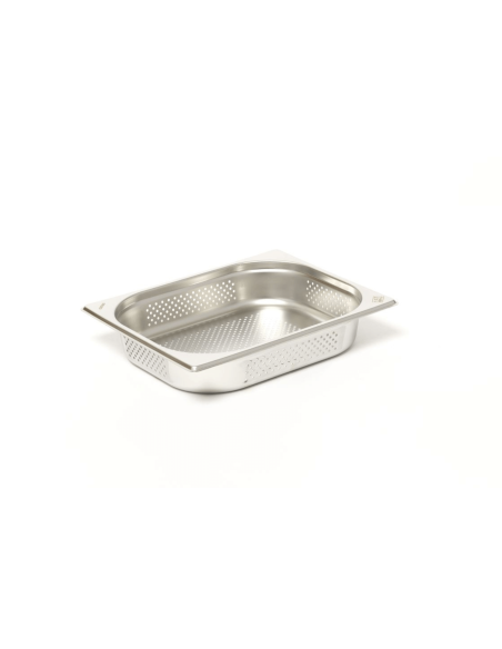 Gastronorm perforata GN 1/2 in acciaio inox 18/0 3,5L Comas - Altezza 6,5 cm