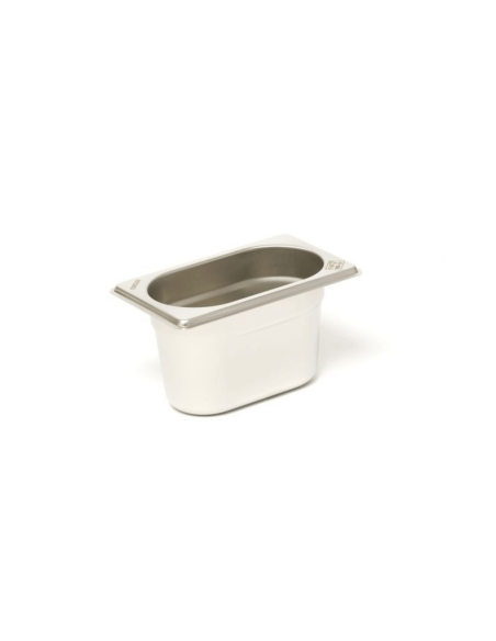 Gastronorm container GN 1/9 stainless steel 18/0 85cl Comas - Height 10cm