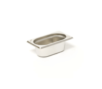 GN 1/9 roestvrij staal 18/0 55cl Comas gastronorm bakje - Hoogte 6.5cm
