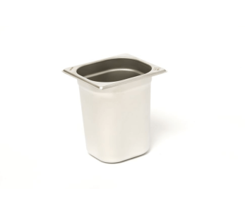 GN 1/6 rustfritt stål 18/0 2,9L Comas gastronorm brett - Høyde 20 cm