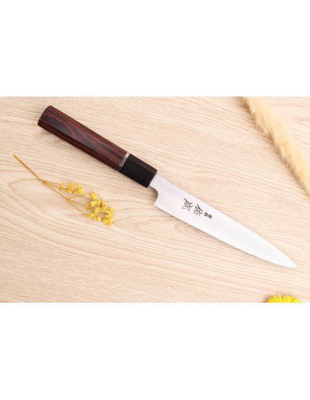 16,5cm Sukenari SG2 San Maï Japans ambachtelijk universeel mes met palissander handvat