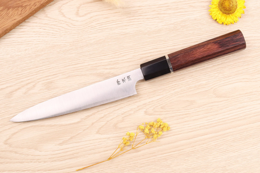 16,5 cm Sukenari SG2 San Maï coltello multiuso giapponese fatto a mano con manico in palissandro