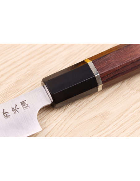 16,5cm Sukenari SG2 San Maï Japans ambachtelijk universeel mes met palissander handvat