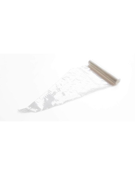 Rollo de 20 mangas pasteleras transparentes desechables profesionales One Way de 41 cm