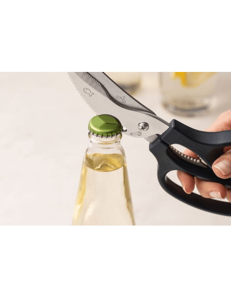Tijeras de cocina multifunción Tramontina Supercort en acero inoxidable y PP negro 20cm