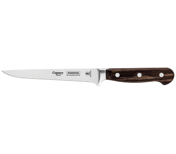 Faca para desossar Tramontina Century lâmina forjada em aço inox cabo technobois 15cm