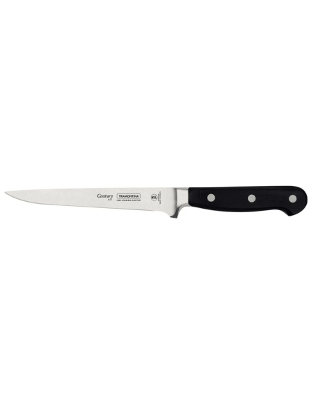 Tramontina Century filet de sole coltello 15cm lama forgiata manico in policarbonato nero