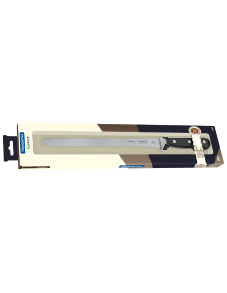Tramontina Century skinkekniv 25 cm smidd blad, svart polykarbonathåndtak