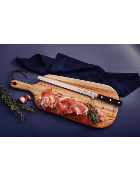 Tramontina Century skinkkniv 25cm smidd blad svart polykarbonathandtag
