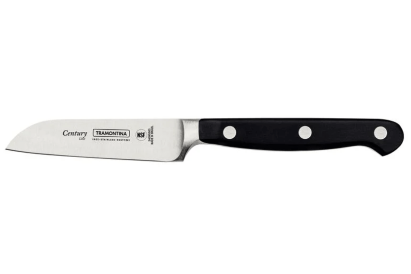 Tramontina Century vegetable knife 8cm forged blade black polycarbonate handle