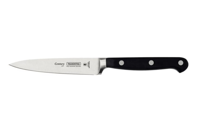 Tramontina Century Officemesser mit geschmiedeter Klinge 10cm Griff aus schwarzem Polycarbonat