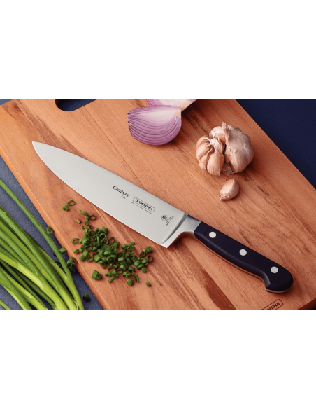 Tramontina Century chef ' s knife 15cm forged blade black polycarbonate handle