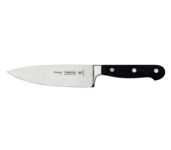 Tramontina Century kockkniv 15cm smidd blad svart polykarbonathandtag
