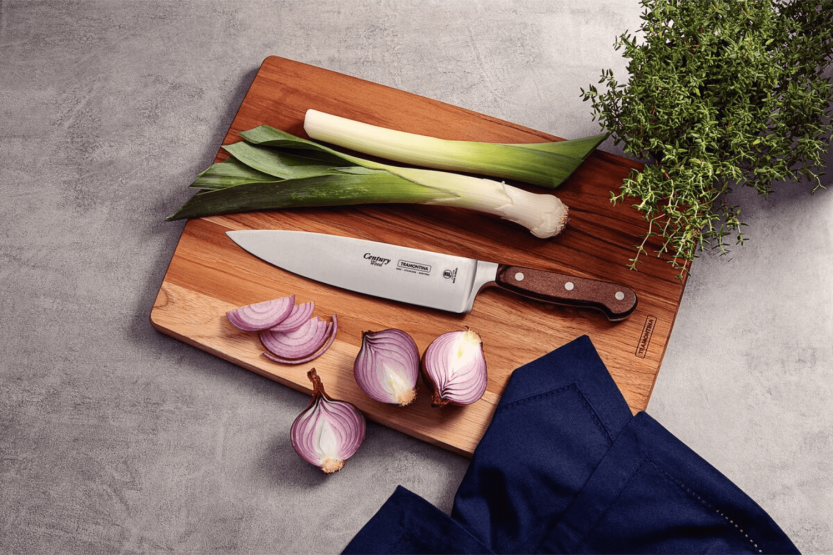 Coltello da chef Tramontina Century con lama forgiata da 20 cm e manico in technobois