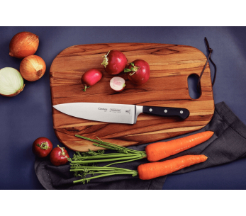 Faca para chef Tramontina Century 20cm lâmina forjada cabo de policarbonato preto 2