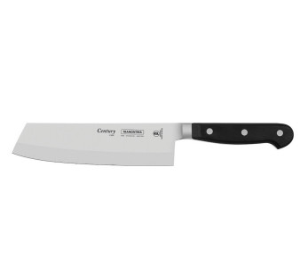 Nakiri Tramontina Century mes 18cm gesmeed lemmet zwart polycarbonaat handvat