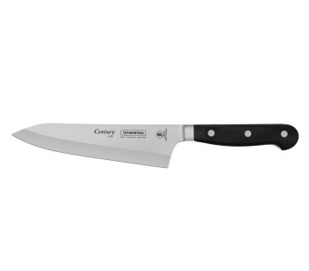 Tramontina Century Rocking santoku mes 18cm gesmeed lemmet zwart polycarbonaat handvat