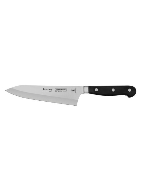 Tramontina Century Rocking santoku knife 18cm forged blade black polycarbonate handle