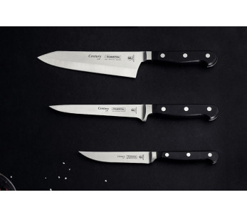 Tramontina Century Rocking santoku veitsi 18cm taottu terä musta polykarbonaattikahva musta polykarbonaattikahva 2