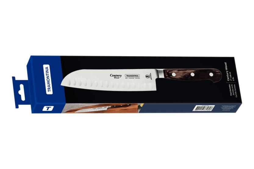 Tramontina Century santoku veitsi 18cm taottu terä technobois kahva