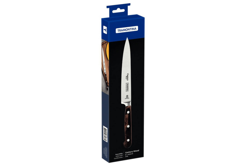 Tramontina Century coltello multiuso 15cm lama forgiata manico in technobois