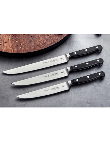 Tramontina Century all-purpose knife 15cm forged blade black polycarbonate handle