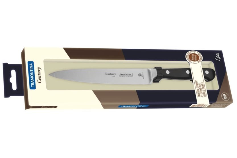 Tramontina Century all-purpose knife 15cm forged blade black polycarbonate handle