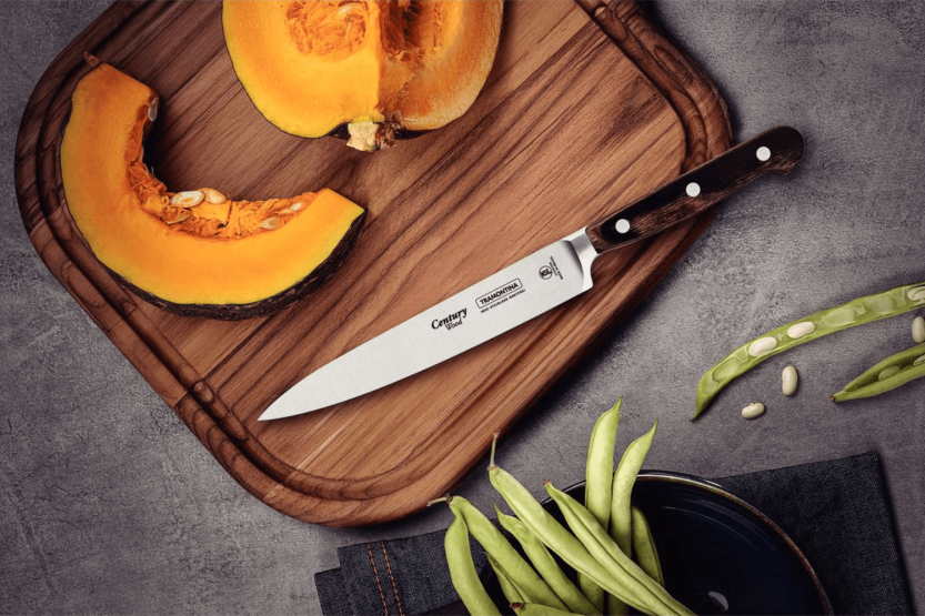 Tramontina Century utility knife 20cm forged blade technobois handle