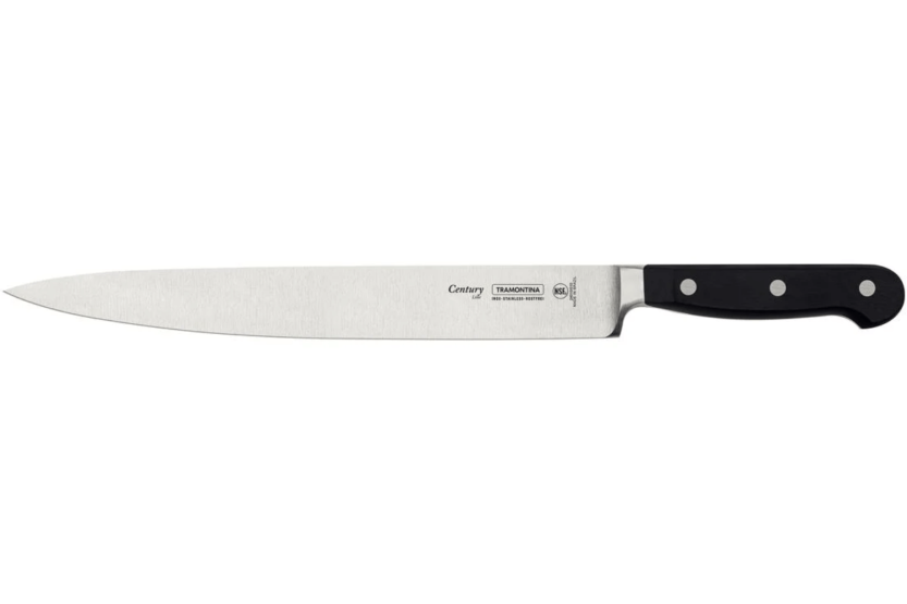 Coltello multiuso Tramontina Century con lama forgiata da 25 cm e manico in policarbonato nero