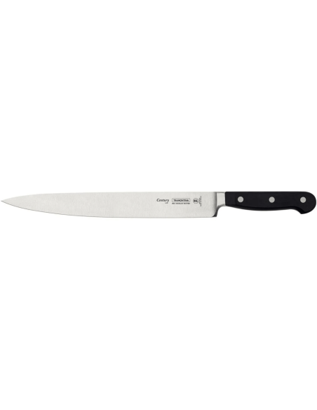 Tramontina Century Universalmesser mit geschmiedeter Klinge 25cm Griff aus schwarzem Polycarbonat