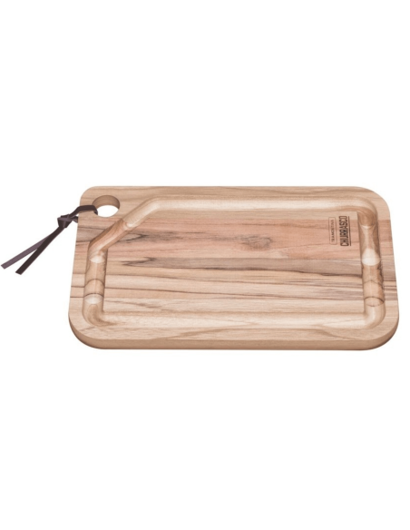 Tramontina Keittiön leikkuulauta kourulla FSC teak puusta 33x20x1.8cm