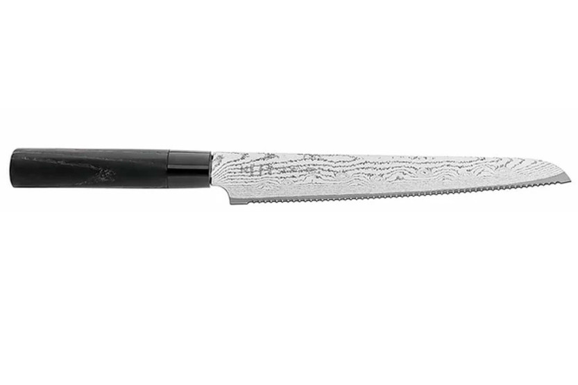 Tojiro Shippu Black Damas brødkniv med 24 cm langt blad