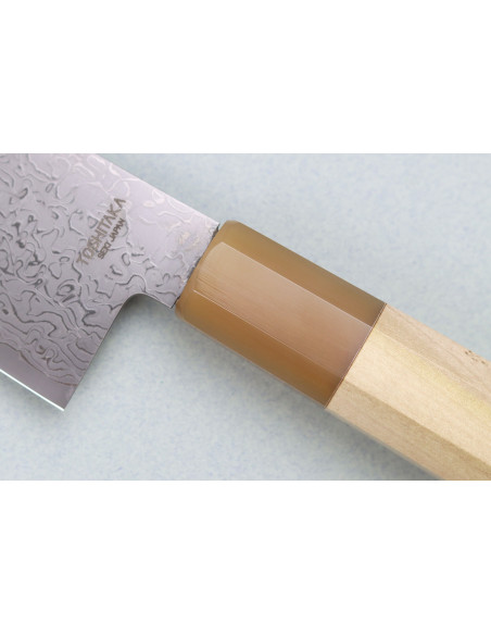 Toshitaka Suminagashi SG2 Damaskus 18cm japansk santokukniv